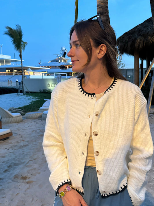 Trim en Noir Sweater