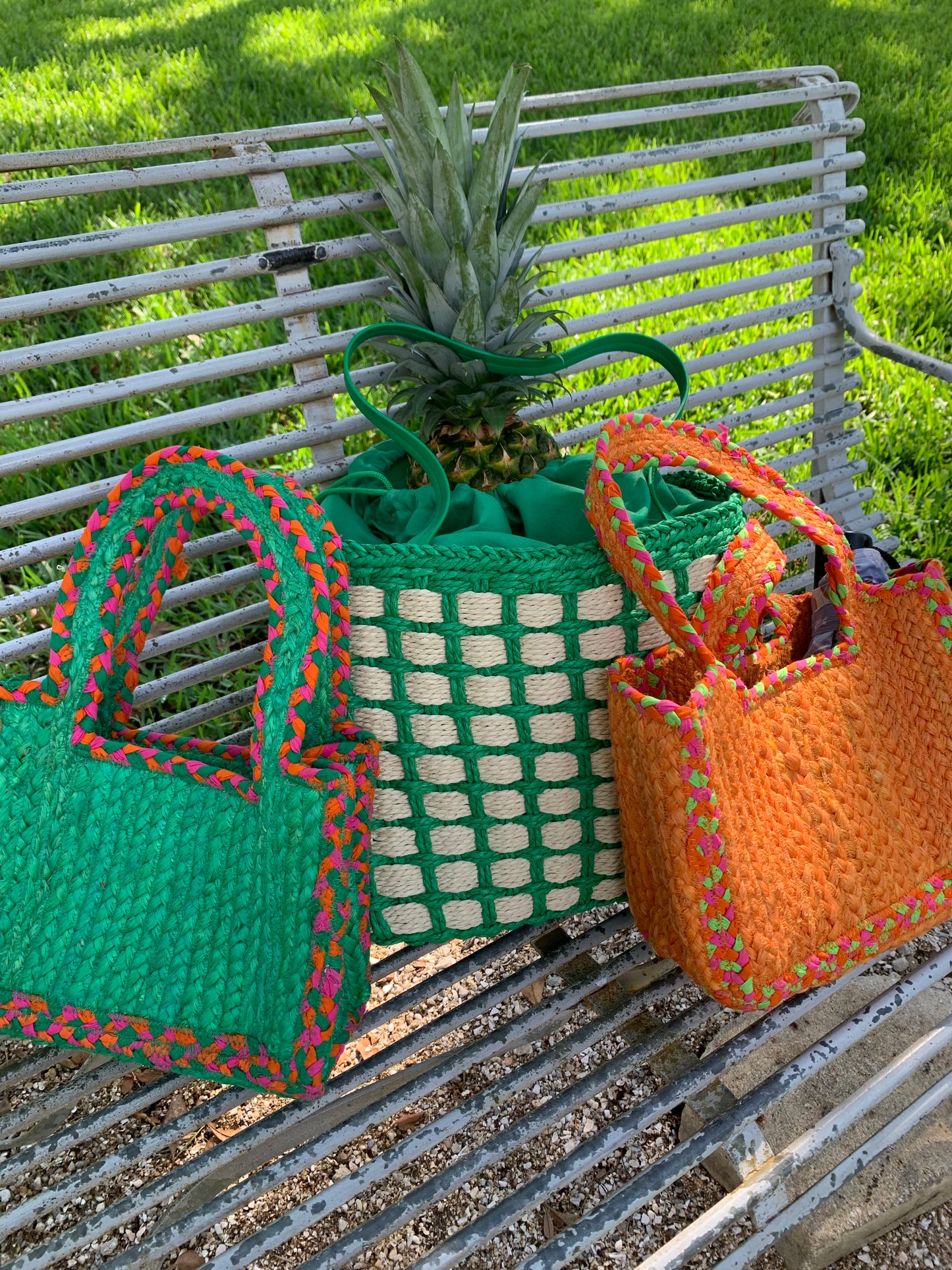 Pull-Tie French Scape Tote