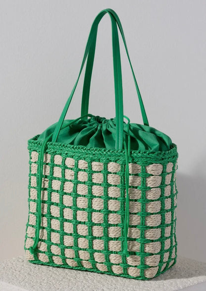 Pull-Tie French Scape Tote