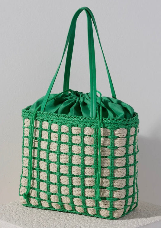 Pull-Tie French Scape Tote