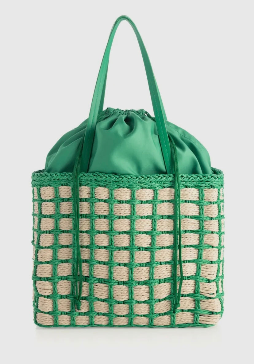 Pull-Tie French Scape Tote