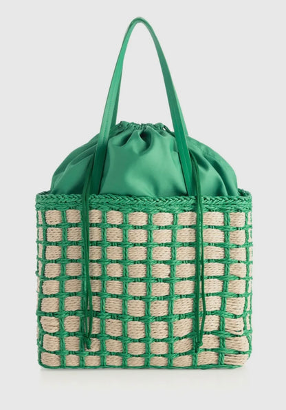 Pull-Tie French Scape Tote