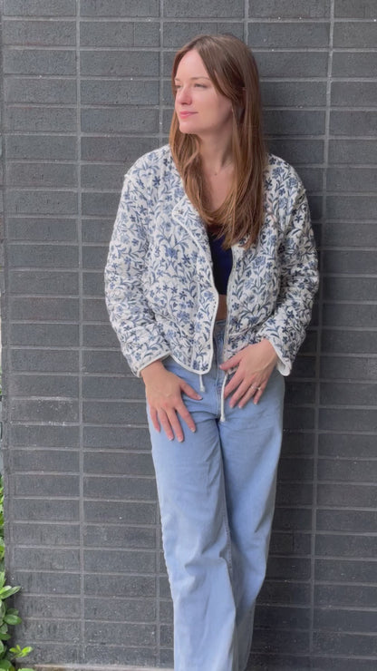 Lilac Night Quilted Jacket